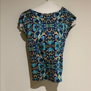 Vibrant Patterned Women's Blouse